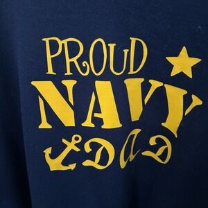 Fruit Of The Loom Navy Dad Sweatshirt Size‎ 2XL NWOT